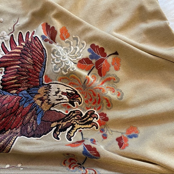 Zara Eagle Print Slinky Mini Dress - Picture 5 of 7